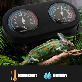 Hygrometer Analog Thermometer Indoor Pet Home Office Greenhouse Wall Hanger Moisture Monitor Meter