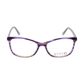 Calabria Vivid Designer Blue Light Blocking Reading Eyeglasses 893 Marble Purple 52 mm +2.00