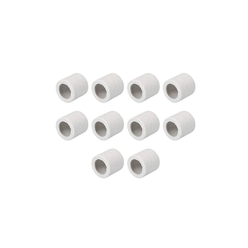 uxcell 10mm Dia Ceramic Insulation Tube Single Bore Alumina Porcelain