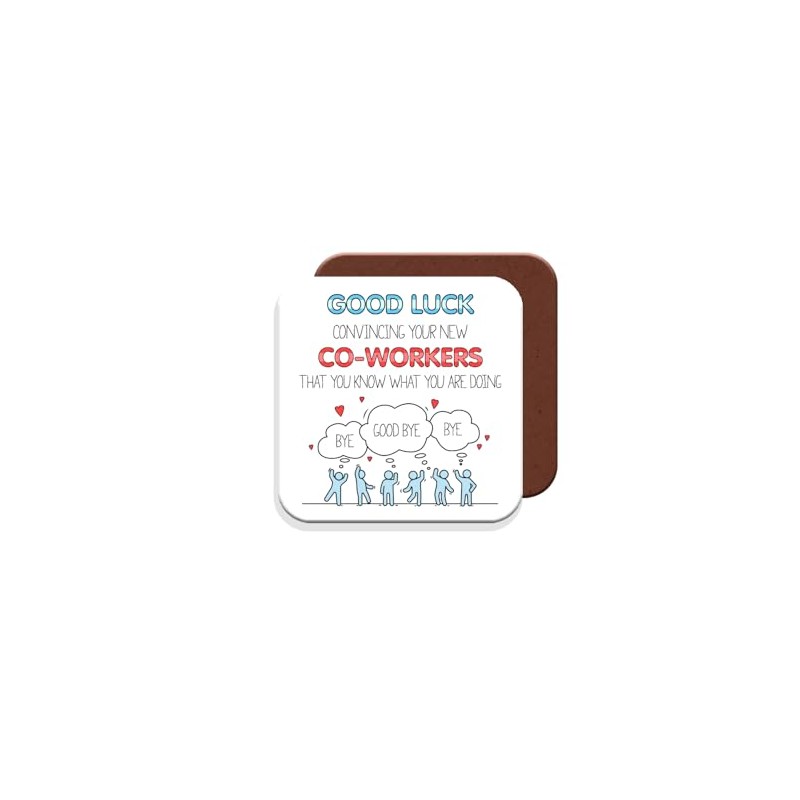 Leaving Gift for Work Colleagues Coaster - Giftset - Made