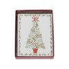 Twining Greenery Tree Boxed Christmas Cards - 16 Cards &