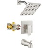 Heyalan Shower Faucet Set with Tub Spout, Bathtub and Shower