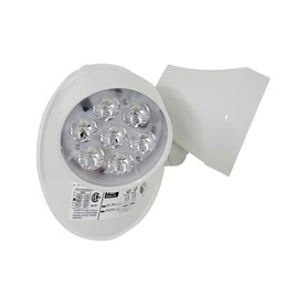 TANLUX Emergency Remote Head Lighting, Double Head Emergency Light, Multi Voltage 6V to 24 Volt Input, 2 by 5 Watts, 2 by 400 Lumen Output, No Battery Inside