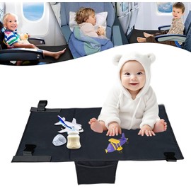 Toddler Airplane Bed - Toddler Airplane Seat Extender, Toddler Travel Essentials, Portable Kids Plane Footrest, Airplane Bed for Toddler,Airplane Extender for Kids
