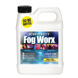 FogWorx Extreme High Density Fog Juice - Quart – 32 Fluid Ounces of Long Lasting, High Output, Odorless Water Based Machine Fluid for 400 to 1500 Watt Machines