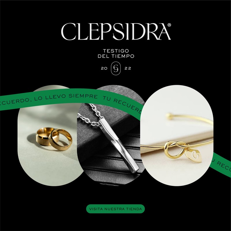 Clepsidra® Anillos para mujer de acero inoxidable resistentes con detalles