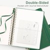 RETTACY Bullet Dotted Journal-A4 Notebook Hardcover Leather Thick Journal,Dot Grid