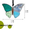H&D HYALINE & DORA Butterfly Stained Glass Window Hangings Handmade