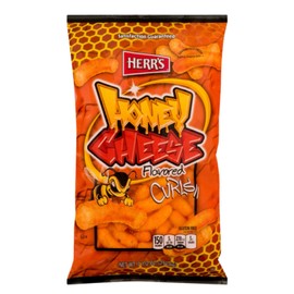Herr's ⚫️ New Exclusive Herr’s Honey Cheese Cheddar Crunchy Sweet Curls 7.5oz