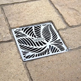 Sinnov - Pro Stainless 3 & 4" in Drain Grate For Paver Concrete Stone Travertine