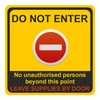 Do Not Enter - no unauthorised persons - Gaming Zone,