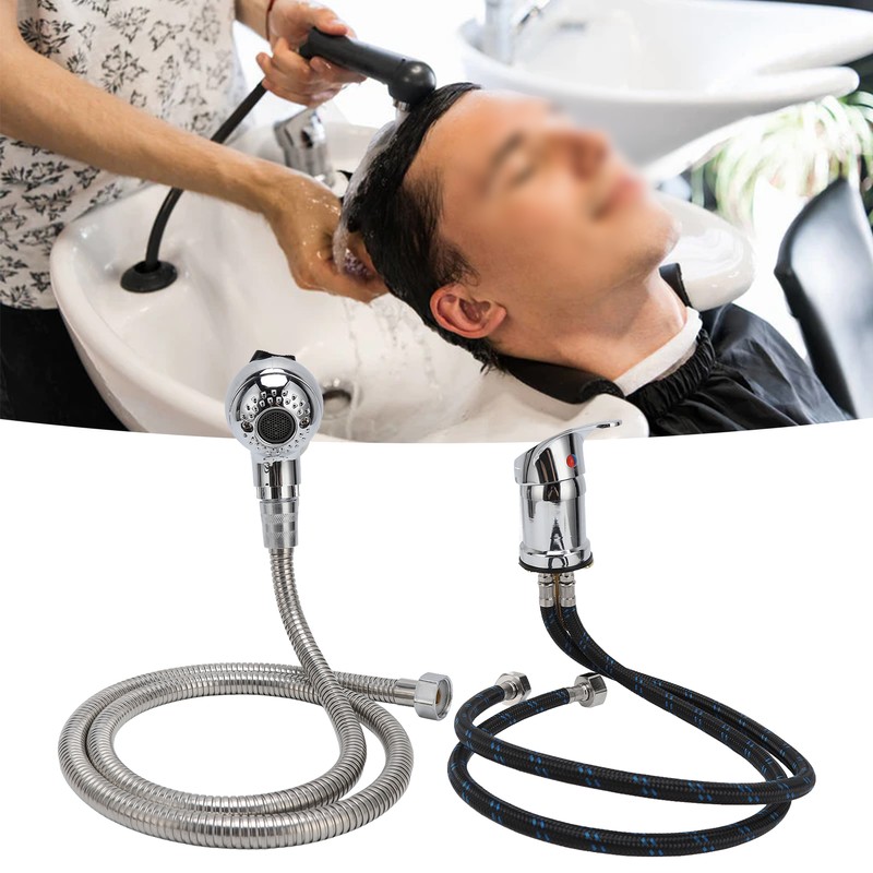 Shampoo Bed Chair Faucet 70cm Pipe Hot Cold Water 120cm