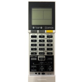 Replacement Remote Control for Mitsubishi Electric AC Air Conditioner MSZ-FH18NA NTXWPH06A112AA NTXWPH09A112AA NTXWPH12A112AA NTXWPH15A112AA MSZ-EF09NAW-U1 MSZ-EF15NAW-U1 MSZ-EF09NAB-U1 MSZ-EF15NAB-U1