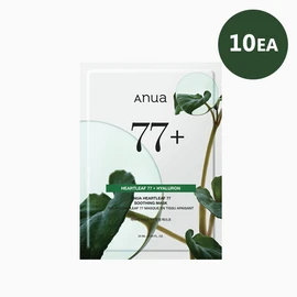 Anua [Anua]*renewal* Heartleaf 77% Soothing Sheet Mask (10ea)