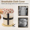 Cloth Covers for Sourdough Starter Jars, Cartoon Mushrooms Heat Preservation