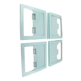 Transparent Reusable Lightweight Baby Boxes with Letters, for Baby Shower Box Decoration, Weddings, Baby Shower Box, Transparent Baby Boxes, Reusable Baby Boxes (Blue)