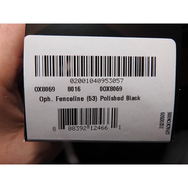 Oakley Glasses Frames Fenceline OX8069-01 Polished Black