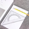BronaGrand Triangle Ruler Square Set, 30/60 and 45/90 Degrees, Set