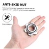 Sosoport 4pcs Anti-Slip Nuts Collars Dumbbell Security Nuts Security for