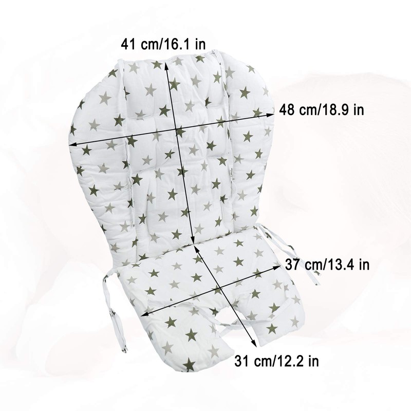Kocpudu High Chair Pad,highchair/seat Cushion/Breathable Pad,Soft and Comfortable,Light and Breathable,