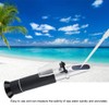 Salinity Refractometer, 0-100% Handheld Salinometer with Temperature Compensation Salinity Meter