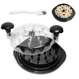 CulinaryCastle Chicken Shredder, 9.8" Visible Chicken Breast Shredder Tool Twist, Large Meat Shredder Machine - Ergonomic Handle, Dishwasher Safe, Anti-Slip, Cleaning Brush, Heat Resistant, BPA Free