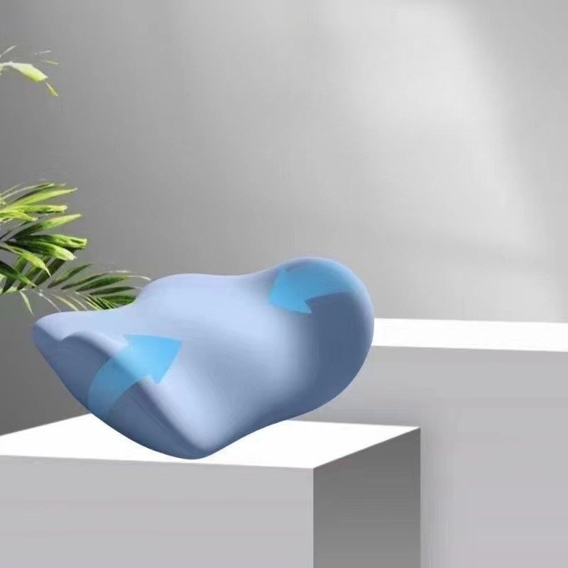 Contoured Lumbar Support Cushion for Sitting and Resting – Butterfly-Shaped