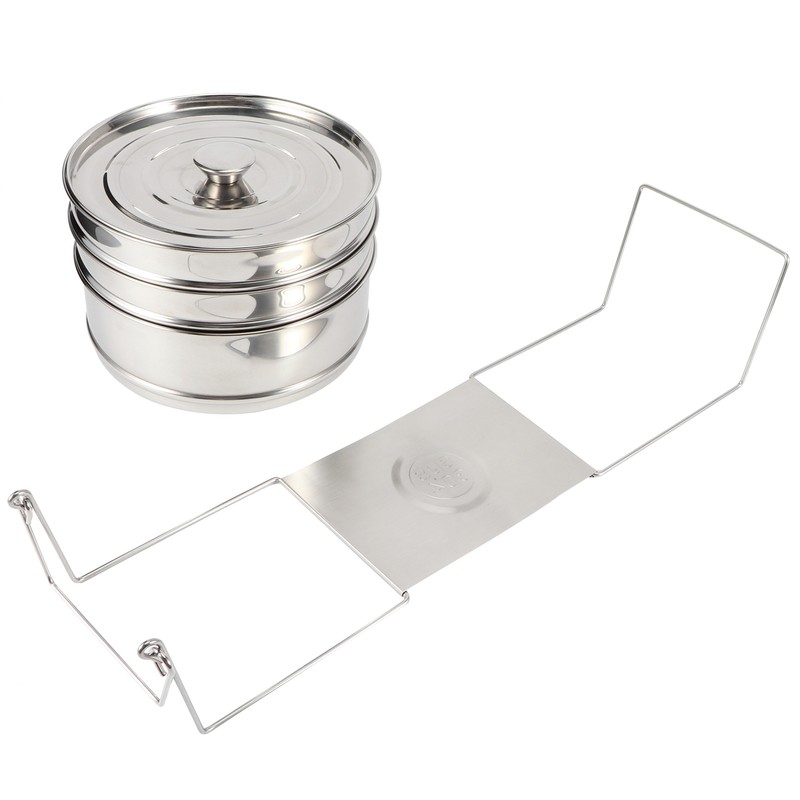 Stackable 3 Tier Stainless Steel Steamer Cooker Pot Set Cook