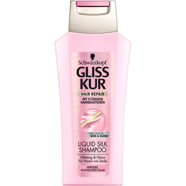 Gliss Kur Shampoo Liquid Silk Gloss 2er Pack (2 x