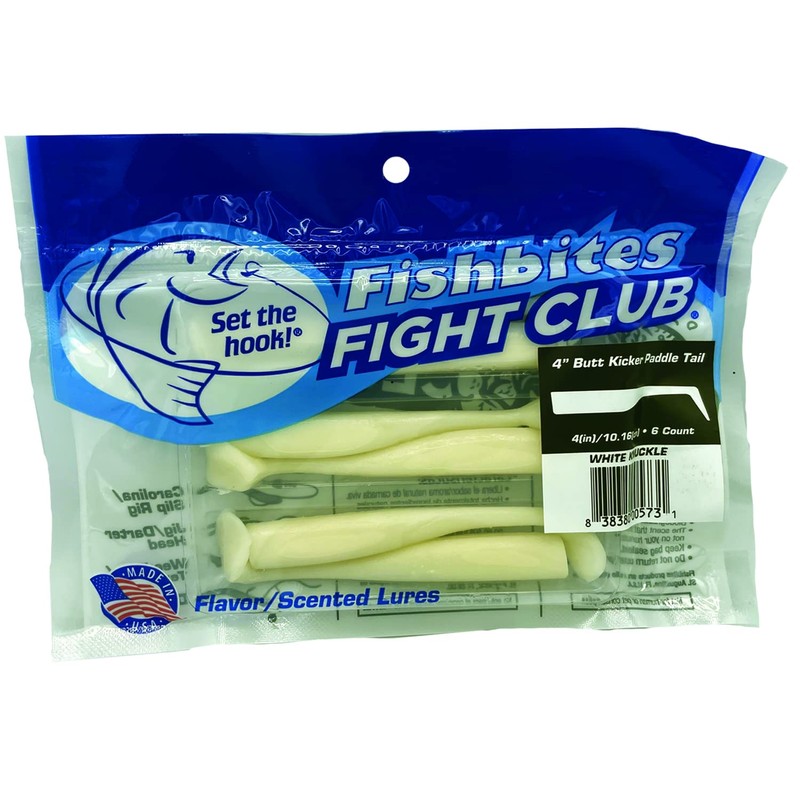 FISHBITES FIGHT CLUB Lures - 4" Butt Kicker Paddle Tail