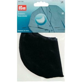 Prym Dress Shields Size M black 100% Cotton, Polyester
