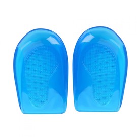 Heel Cups Heel Cup Supination Insoles Heel Wedge Overpronation Insoles Knock Knee Correction Heel Wedge Inserts Lateral Silicone Gel Foot Heel Cup Posture Corrective Heel Cups - Large[L]