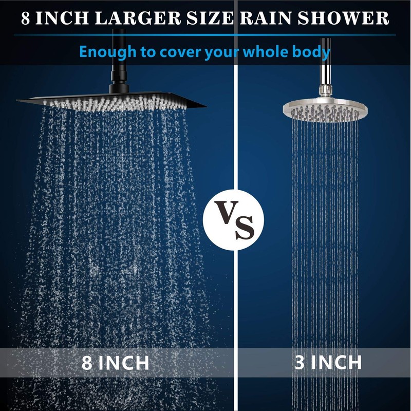 Voolan Rain Shower head, High Pressure Shower Head Made of