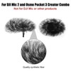 2 Pack Mic Windscreen for DJI MIC 2, Furry Wind