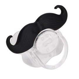 Chupetes Bigote Chupete 0-6 Meses Silicona Chupete Bebé Bigote Bebé Bigote, Mini Portátil Lindo Labios Barba Chupete Respetuoso Con El Medio Ambiente Material De Silicona De Grado (11 barba rizada)