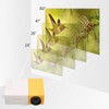 Projector, 1080P Full HD Video Projector, Portable Film Projector for