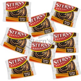 Chocolate Breakfast Pastries | 24 Cookies Individually Wrapped | Chocolate Bun Snack Cakes | On the Go Snacks for Kids & Adults | Great Travel Food | Holiday,Parties | 36 oz Stern’s Bakery