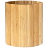 Totally Bamboo Oval Shaped Bamboo Kitchen Utensil Holder, 6" x