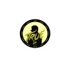 Set of 2 AVICII Stickers, Diameter 2.0 inches (5 cm)