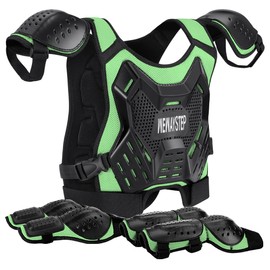 Kids Dirt Bike Gear - Youth Chest Protector Motocross Kids Motorcycle Gear Protective Riding Gear Body Armor Vest with Elbow Knee Guards Suit