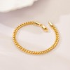 KYAYE Gold Bracelets for Men Cuban Link Chain for Women