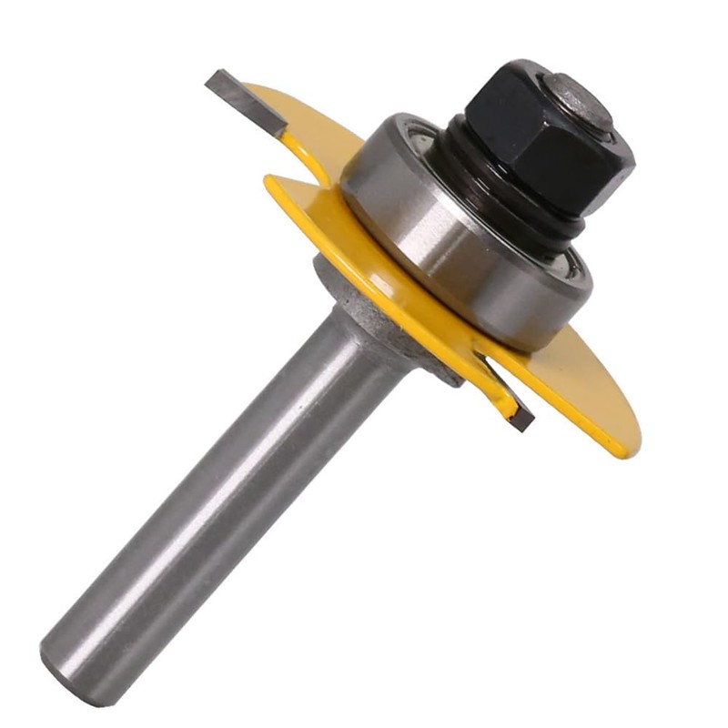 Bestgle 8mm Shank 6 Kerf Slot Router Bit Adjustable 3