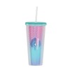 Vaso de Plástico Reusable con Doble Pared 710 ml Brillante