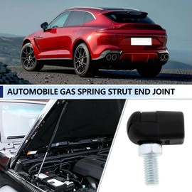 LT Easiyl 2PCS M6 Gas Strut Plastic Fitting End with M8 Ball Studs Boot for Bonnet Hatch Ball Stud Thread Length 15mm Gas Spring Strut End Female Fitting