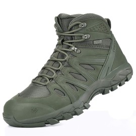 XPETI Men's Desert Boots Waterproof Hiking Boots 11 Olive
