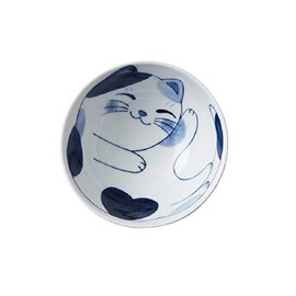 Yamani 36190021 Rice Bowl, Blue, 11.5