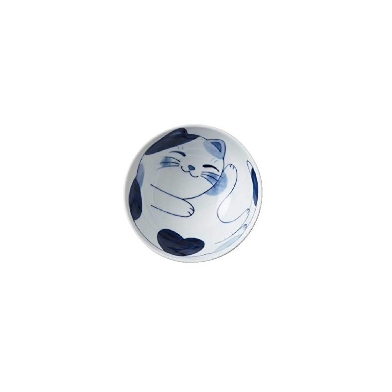 Yamani 36190021 Rice Bowl, Blue, 11.5