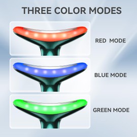 YUNRUO Neck Face Massager, 3-in-1 Portable Facial Massager (Green)