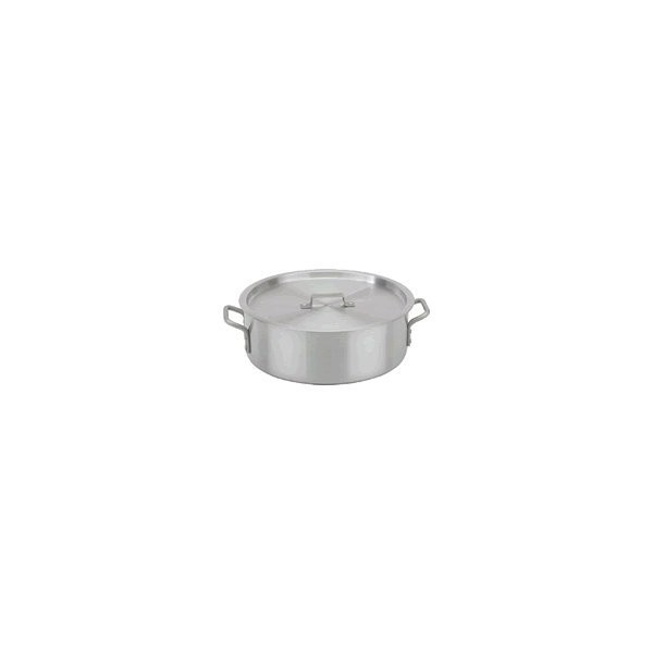 Royal Industries Brazier with Lid, 20 qt, 15.7" x 5.9" HT, Stainless Steel, Commercial Grade - NSF Certified
