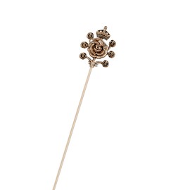 Alilang Hat Pins Brooch for Women Vintage Long Stick Hat Pin for Fitted Hats to Hold Hat in Place, Lapel Pins and Brooches for Scarves Collars, 1pc Flower